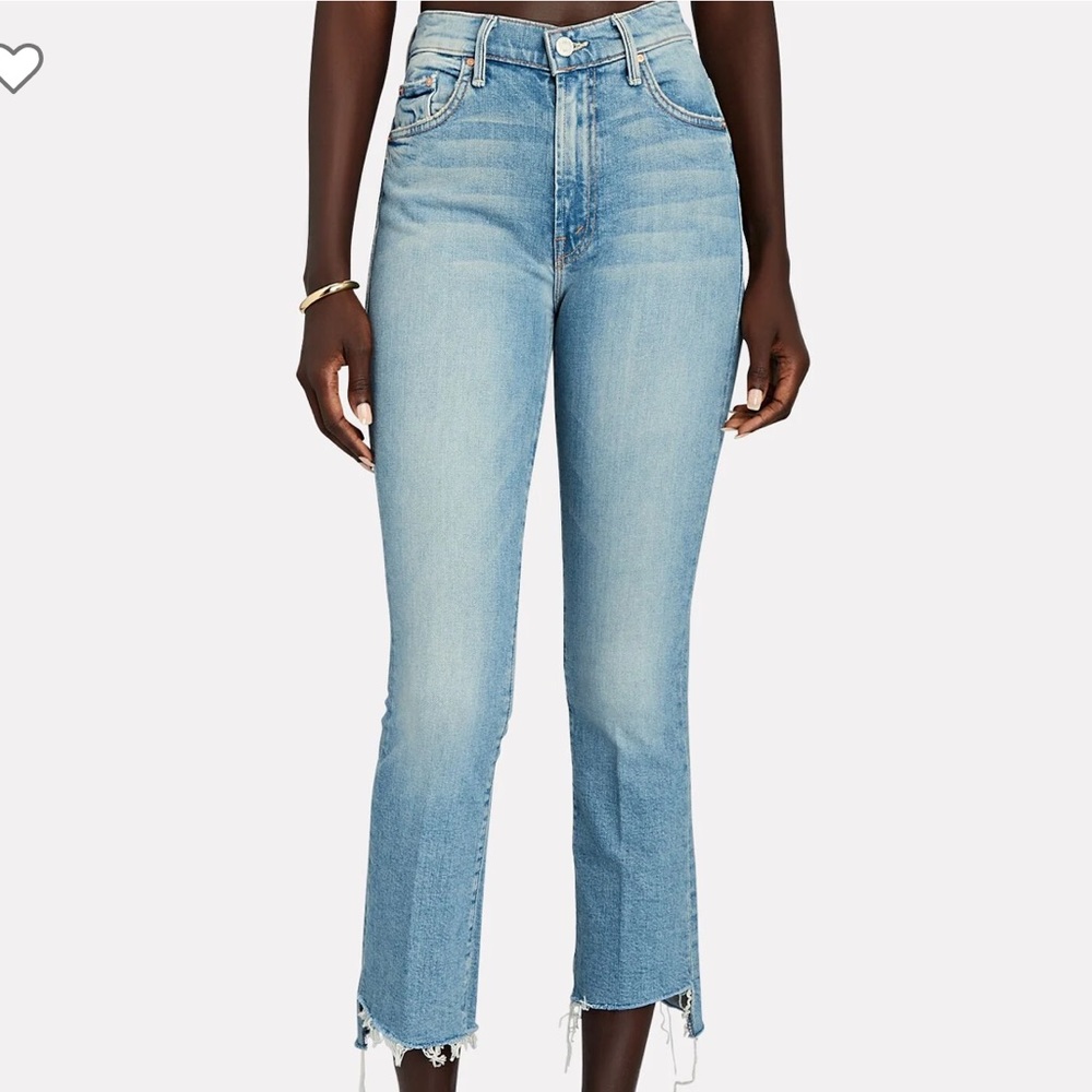 MOTHER
The Insider Crop Step Fray Jeans